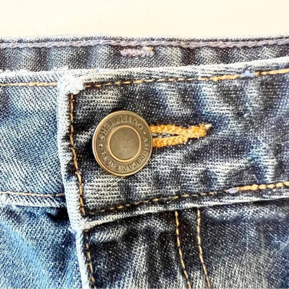 American Eagle Outfitters Cotton Denim Skirt Size 8 Light Blue Jeans Preppy Girl - Picture 5 of 9